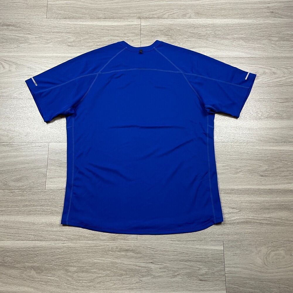 Nike Shirt Mens Extra Large Blue Running Active Training Dri Fit - Picture 5 of 9